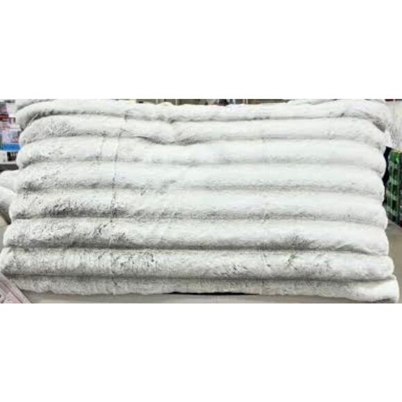 Extra Large Faux Fur Pillow - Picture 2 of 2